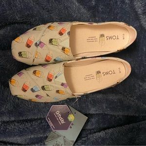 Toms bubble tea shoes